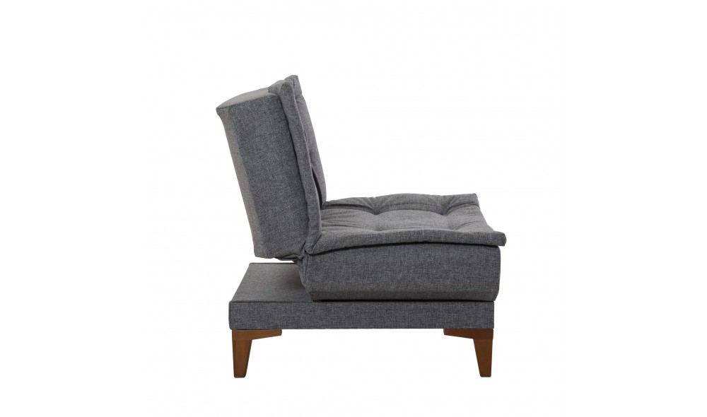 Fotoliu, Santo - Gri inchis, 75 x 90 x 70 cm