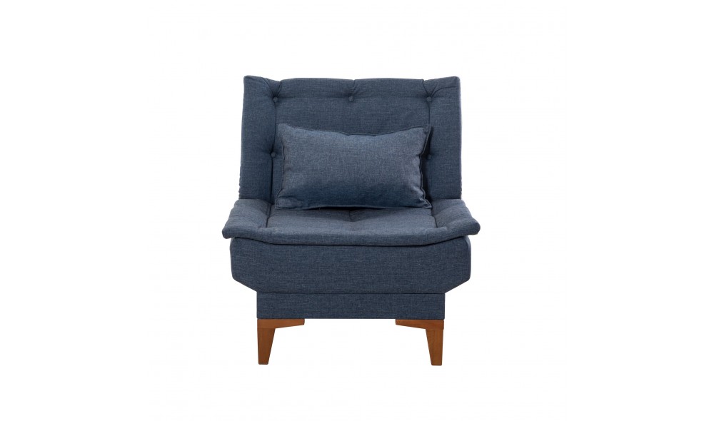 Fotoliu, Santo - Albastru inchis, 75 x 90 x 70 cm