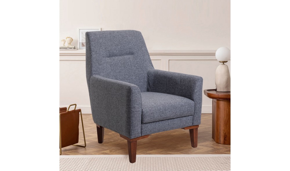 Set canapea extensibila, Liones - Gri inchis, 223 x 82 x 94 cm