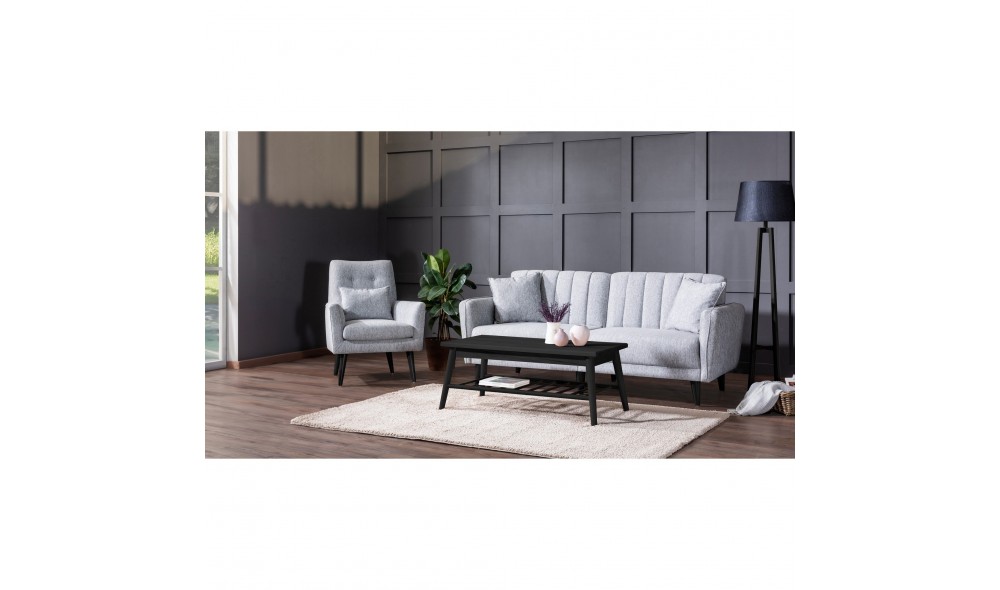 Set canapea extensibila, AQUA-TAKIM3-S 1008, 205 x 90 x 80 cm