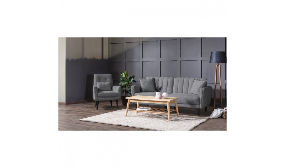 Set canapea extensibila, AQUA-TAKIM4-S 94216, 205 x 90 x 80 cm