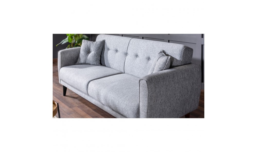 Set canapea extensibila, ARIA-TAKIM3-S 1008, 205 x 83 x 82 cm