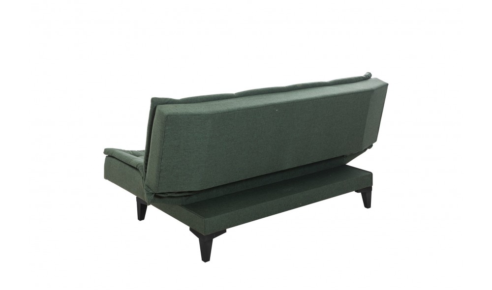 Set canapea extensibila, Santo-S-1070 - Verde, 186 x 86 x 85 cm
