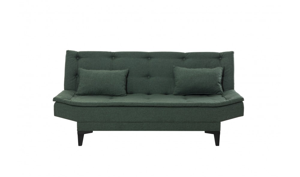 Set canapea extensibila, Santo-S-1070 - Verde, 186 x 86 x 85 cm