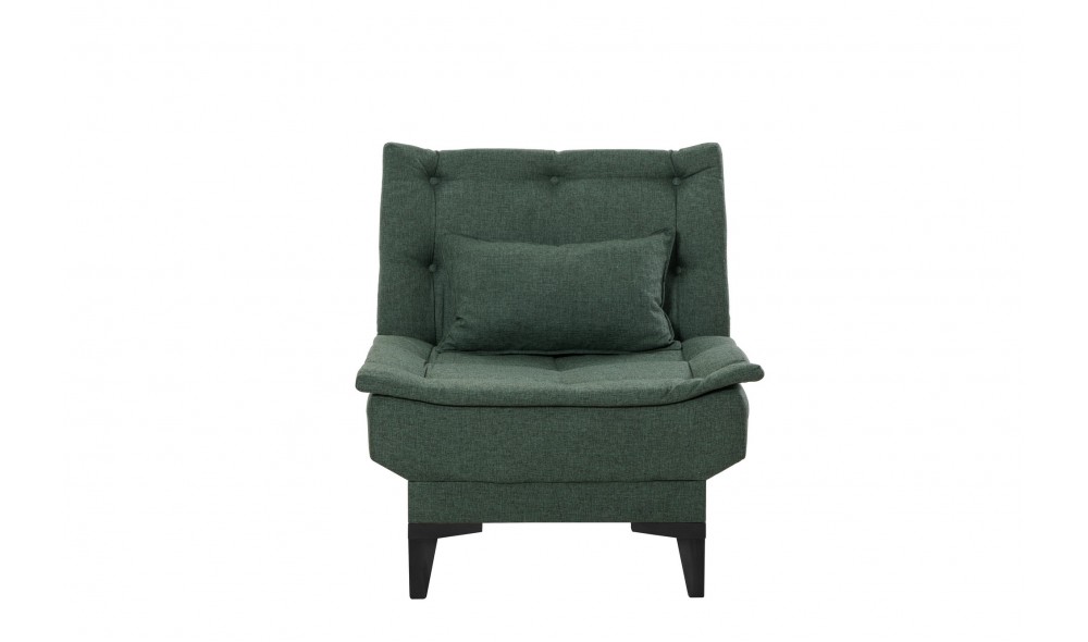 Set canapea extensibila, Santo-S-1070 - Verde, 186 x 86 x 85 cm