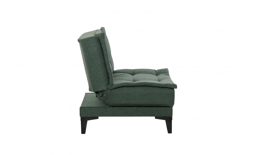 Set canapea extensibila, Santo-S-1070 - Verde, 186 x 86 x 85 cm