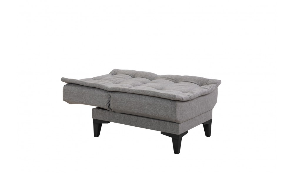 Set canapea extensibila, Santo-S-1008 - Gri, 186 x 86 x 85 cm