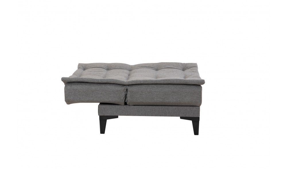 Set canapea extensibila, Santo-S-1008 - Gri, 186 x 86 x 85 cm