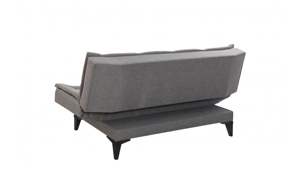 Set canapea extensibila, Santo-S-1008 - Gri, 186 x 86 x 85 cm