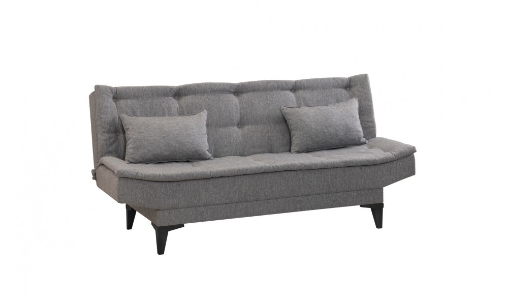 Set canapea extensibila, Santo-S-1008 - Gri, 186 x 86 x 85 cm