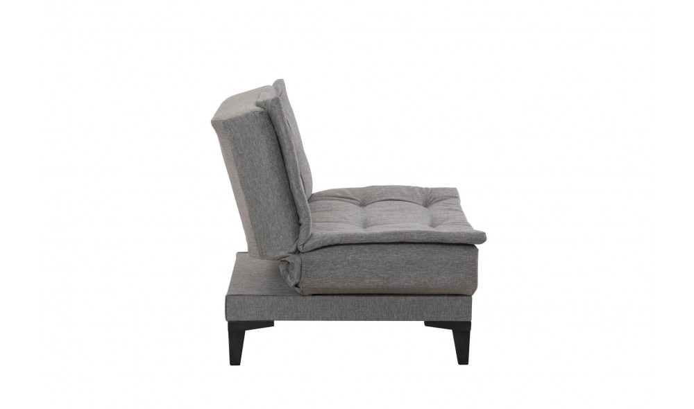 Set canapea extensibila, Santo-S-1008 - Gri, 186 x 86 x 85 cm