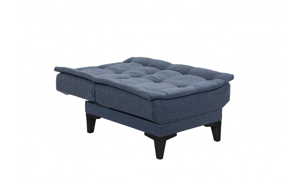 Set canapea extensibila, Santo-S-1048 - Bleumarin, 186 x 86 x 85 cm