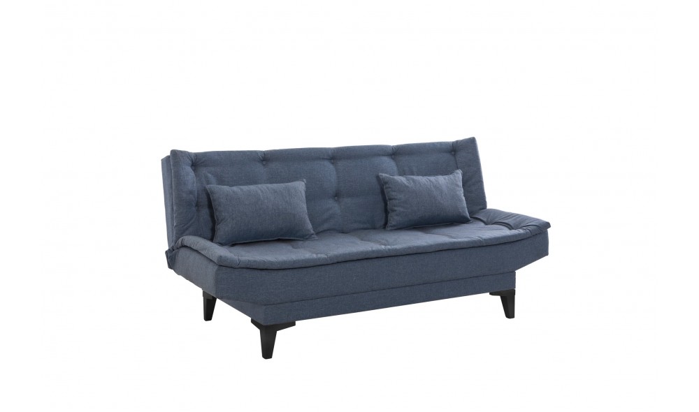 Set canapea extensibila, Santo-S-1048 - Bleumarin, 186 x 86 x 85 cm