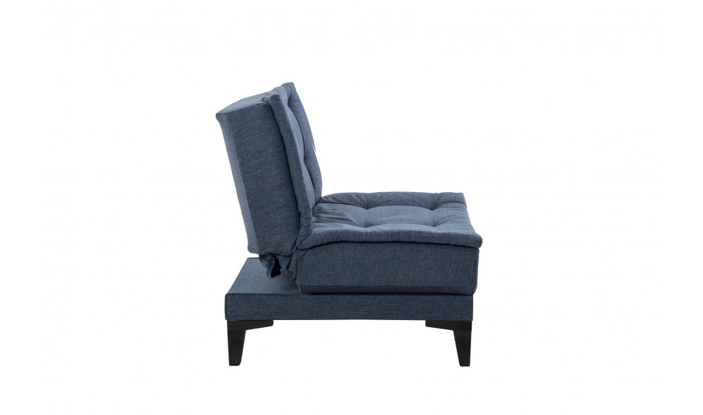 Set canapea extensibila, Santo-S-1048 - Bleumarin, 186 x 86 x 85 cm