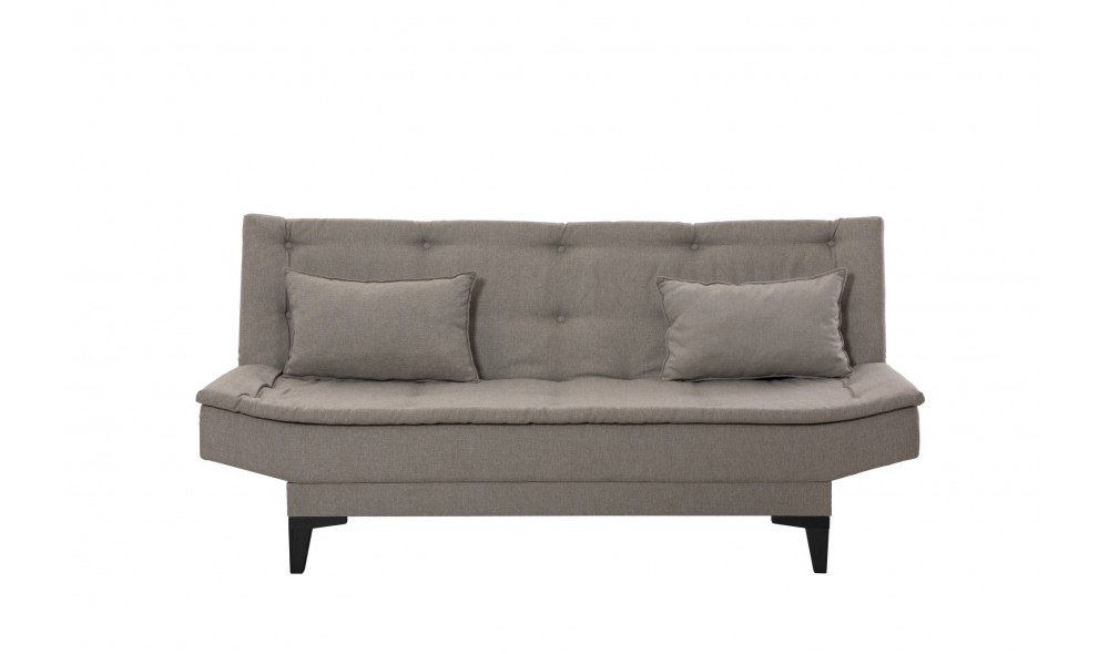 Set canapea extensibila, Santo-S-1070 - Crema, 186 x 86 x 85 cm