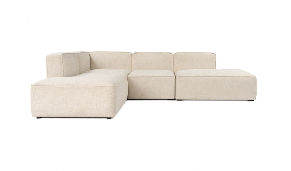 Canapea de coltar, More M -(M4-M2-M1-M3) - Crema, 280 x 69 x 90 cm