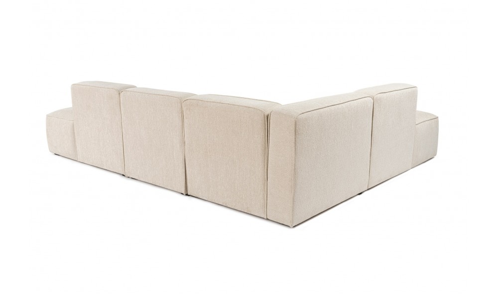 Canapea de coltar, More M -(M4-M2-M1-M3) - Crema, 280 x 69 x 90 cm
