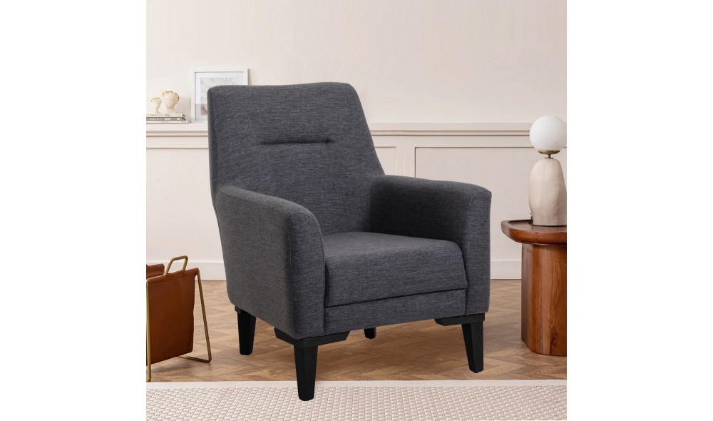 Fotoliu, Liones-S - Antracit, 70 x 93 x 76 cm