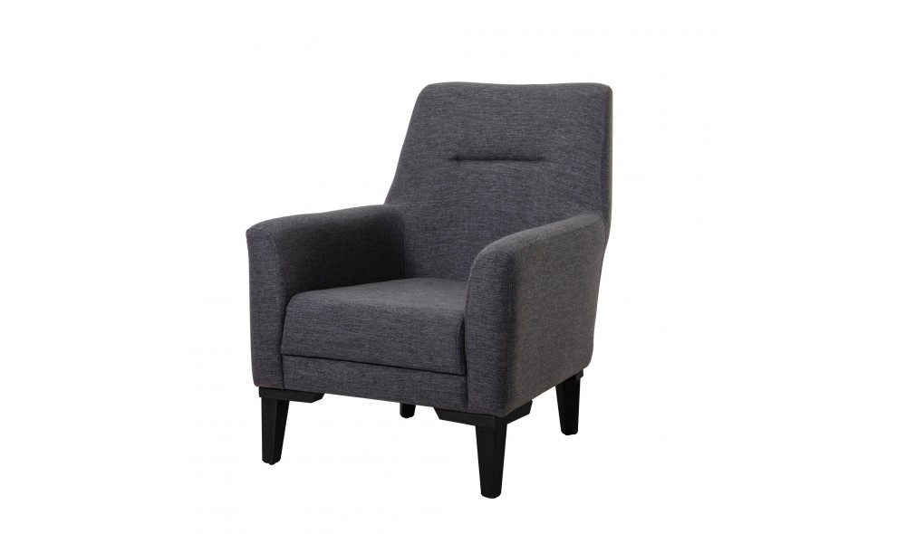 Fotoliu, Liones-S - Antracit, 70 x 93 x 76 cm