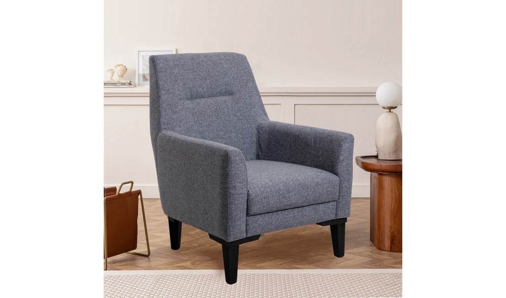 Fotoliu, Liones-S - Gri inchis, 70 x 93 x 76 cm