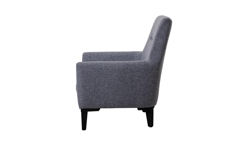 Fotoliu, Liones-S - Gri inchis, 70 x 93 x 76 cm