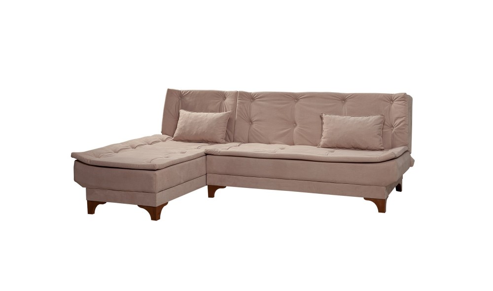 Canapea extensibila de colt, Kelebek Colt stanga - Stanca, 225 x 86 x 160 cm