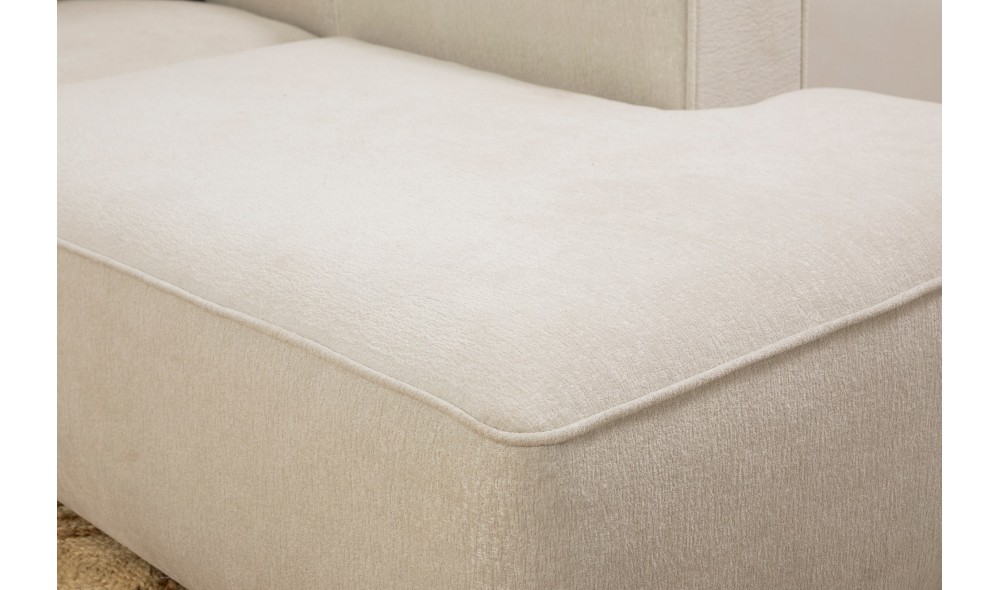 Canapea de coltar, More M (M4-M1-M2-M3) - Crema, 280 x 69 x 90 cm