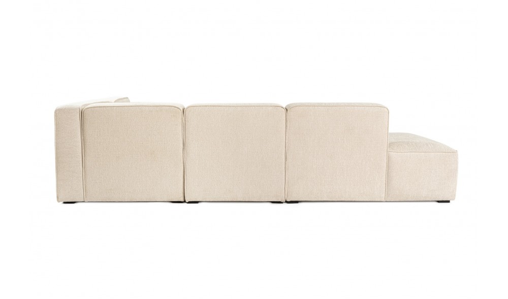 Canapea de coltar, More M (M4-M2-M1-M3) - Crema, 280 x 69 x 90 cm