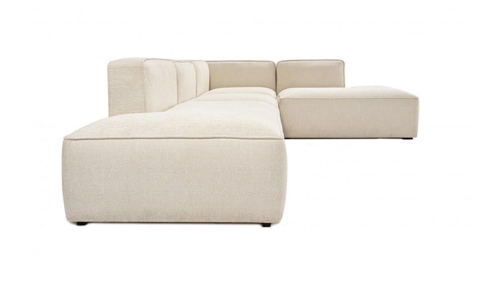 Canapea de coltar, More M (M4-M2-M1-M3) - Crema, 280 x 69 x 90 cm