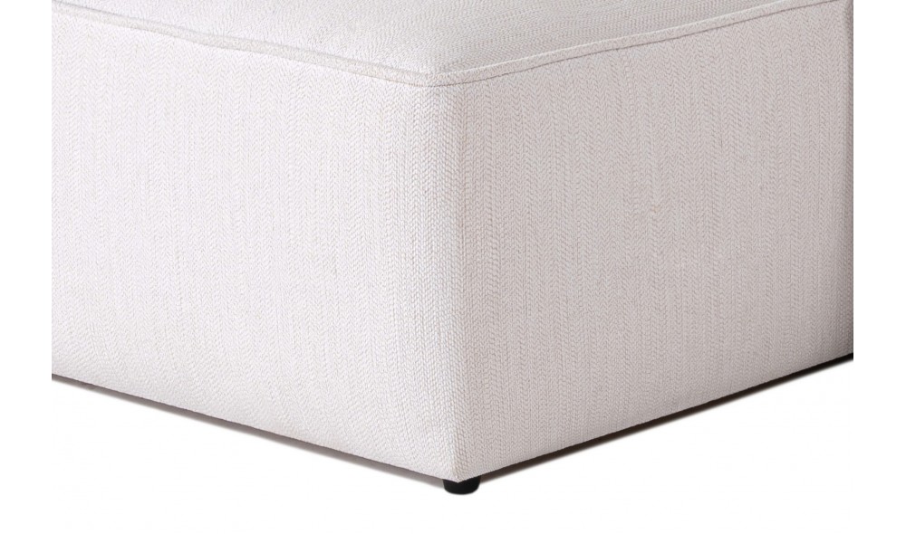 Canapea de coltar, More Pars (M5-M1-M2) - Alb, 250 x 69 x 140 cm