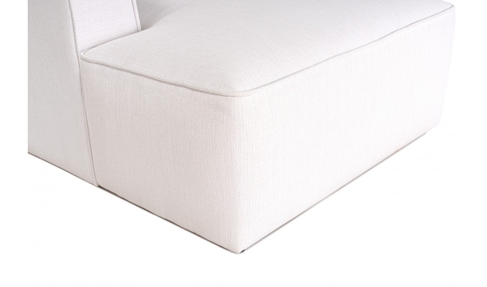 Canapea de coltar, More Pars (M5-M1-M3) - Alb, 280 x 69 x 140 cm