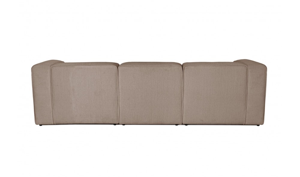 Canapea de coltar, More Pars (M5-M1-M2) - Cappuccino, 250 x 69 x 140 cm