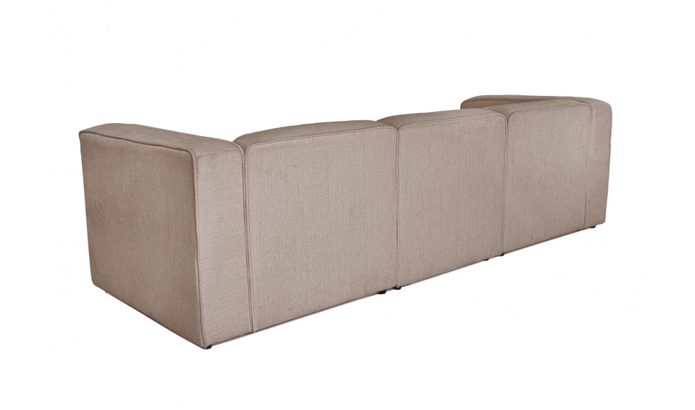 Canapea de coltar, More Pars (M5-M1-M2) - Cappuccino, 250 x 69 x 140 cm