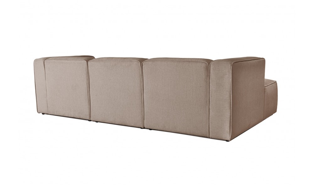 Canapea de coltar, More Pars (M5-M1-M2) - Cappuccino, 250 x 69 x 140 cm