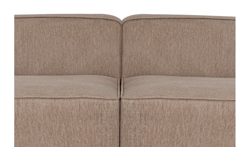 Canapea de coltar, More Pars (M5-M1-M2) - Cappuccino, 250 x 69 x 140 cm
