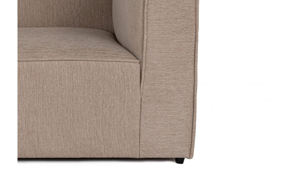 Canapea de coltar, More Pars (M5-M1-M2) - Cappuccino, 250 x 69 x 140 cm