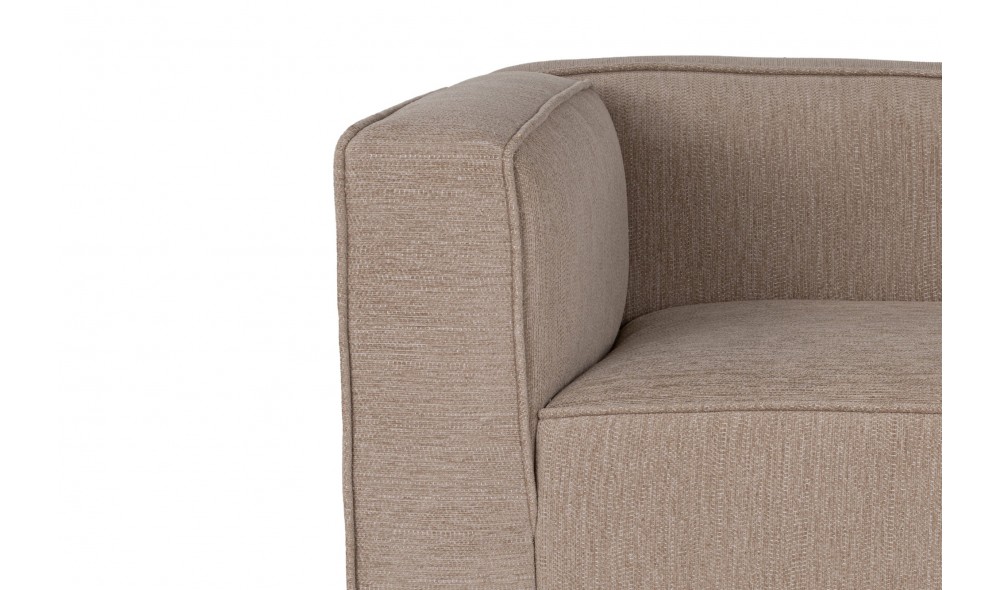 Canapea de coltar, More Pars (M5-M1-M3) - Cappuccino, 280 x 69 x 140 cm