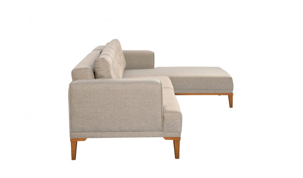 Canapea de coltar, Vina Corner - Crem, Pin Atlantic, 295 x 82 x 179 cm