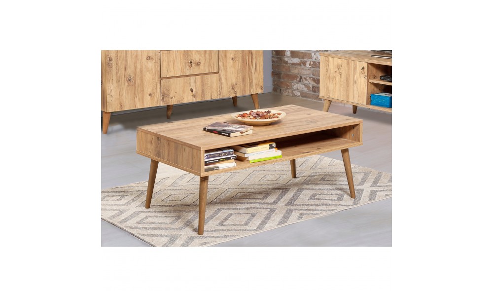 Masuta de cafea, Viva - 200, Pinul Atlantic, 110 x 45 x 60 cm