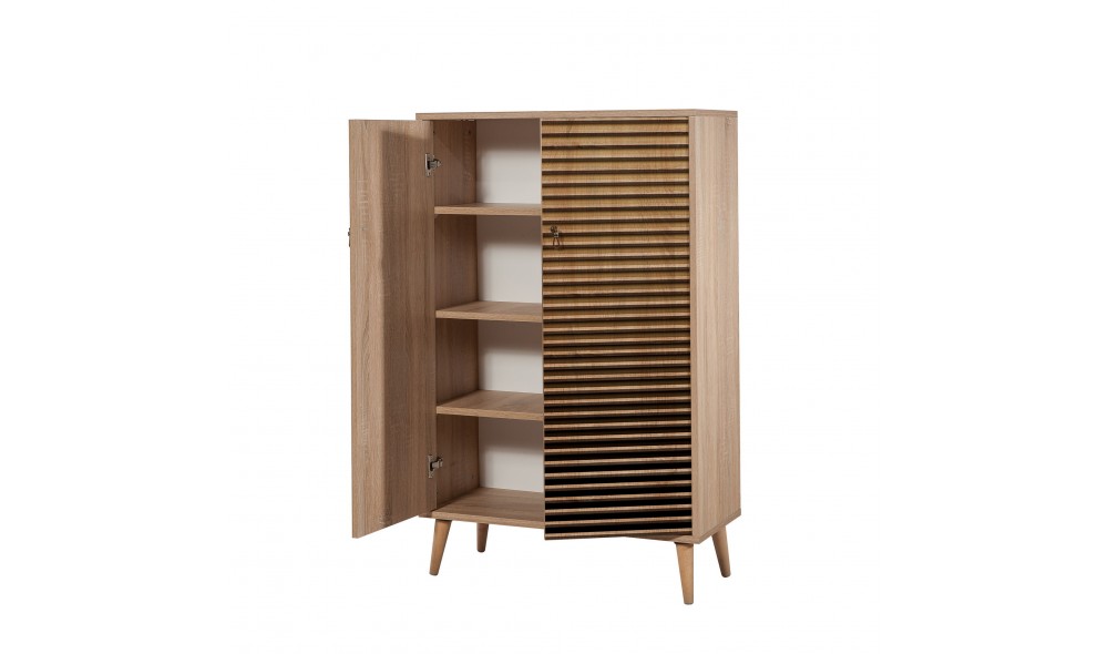 Dulap multifunctional, Multibox - 220, Stejar Sonoma, 80 x 127 x 36 cm