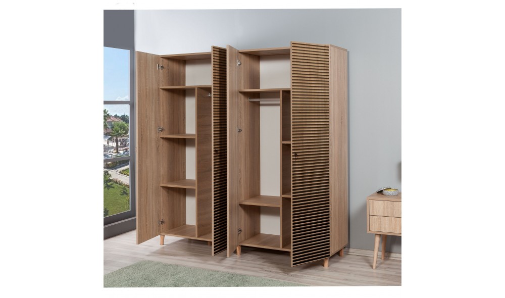 Dulap, Imaj - 220, Stejar Sonoma, 180 x 192 x 52 cm