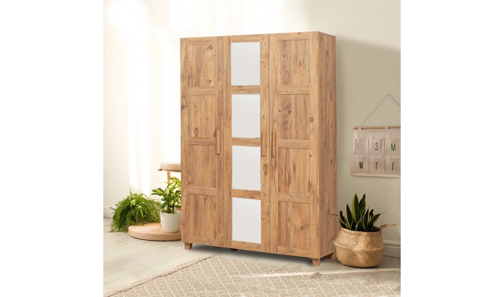 Dulap, Hedera 2, Pinul Atlantic, 120 x 189 x 48 cm