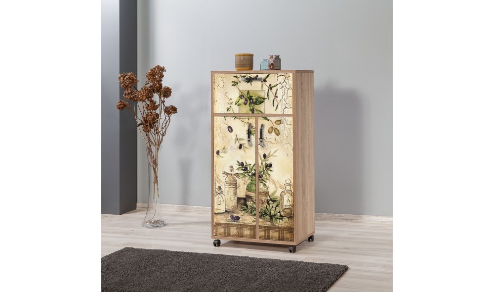 Dulap multifunctional, Kiler - 737, Stejar Sonoma, 60 x 116 x 36 cm