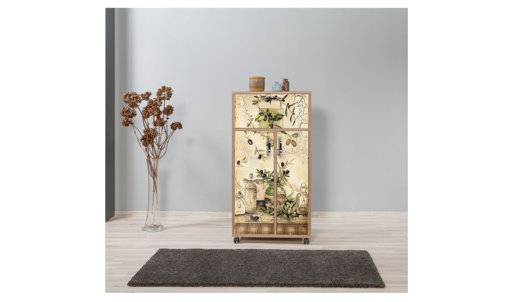 Dulap multifunctional, Kiler - 737, Stejar Sonoma, 60 x 116 x 36 cm