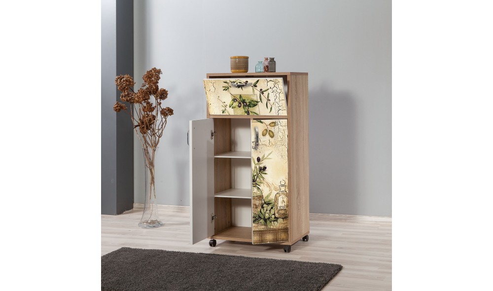 Dulap multifunctional, Kiler - 737, Stejar Sonoma, 60 x 116 x 36 cm