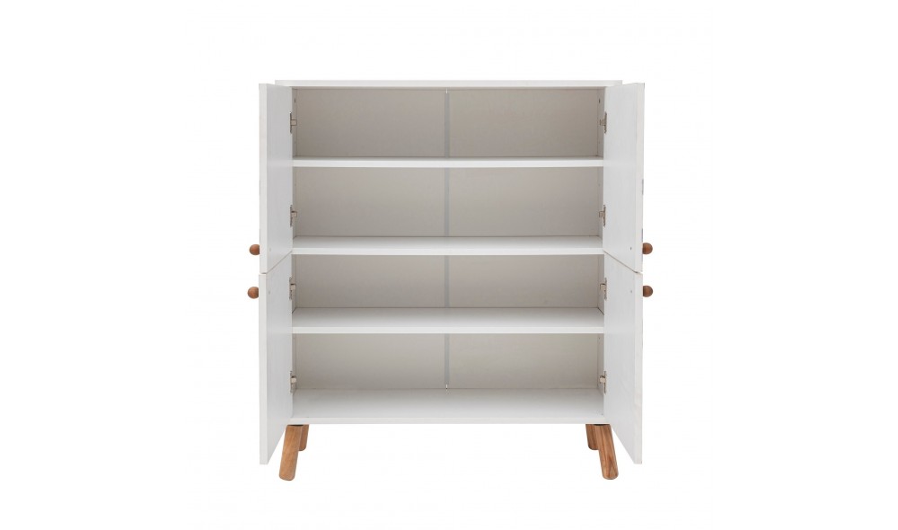 Dulap multifunctional, Multilux Daisy, AlbVioletLiliac, 95 x 111 x 36 cm