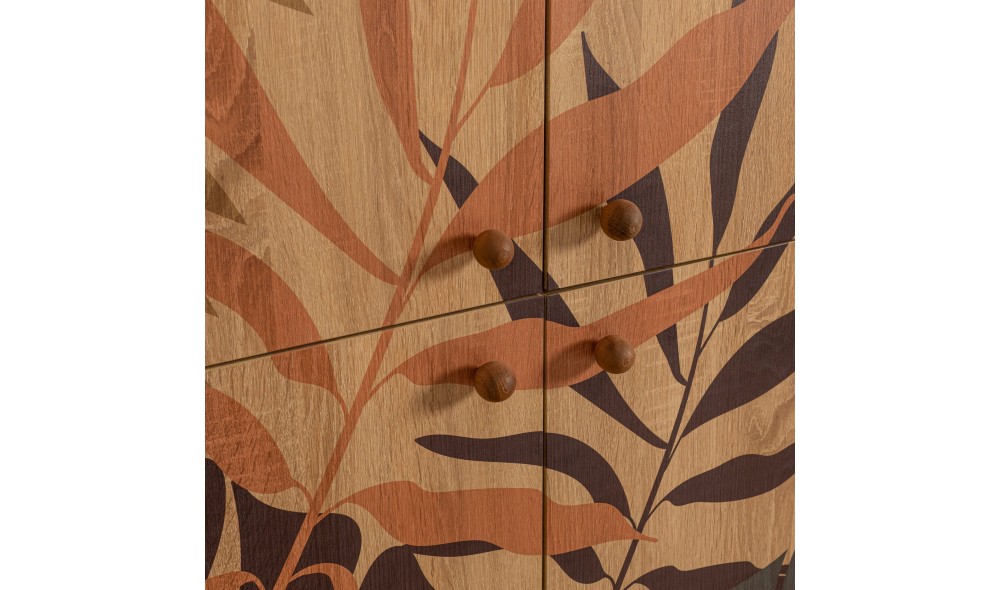 Dulap multifunctional, Multilux Palm, Multicolor, 95 x 111 x 36 cm