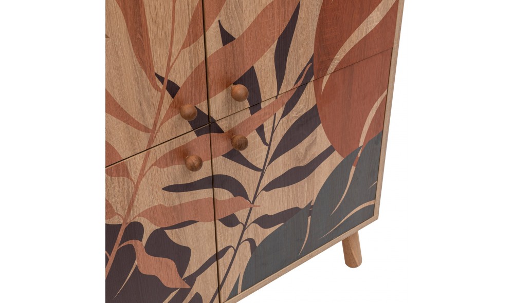 Dulap multifunctional, Multilux Palm, Multicolor, 95 x 111 x 36 cm