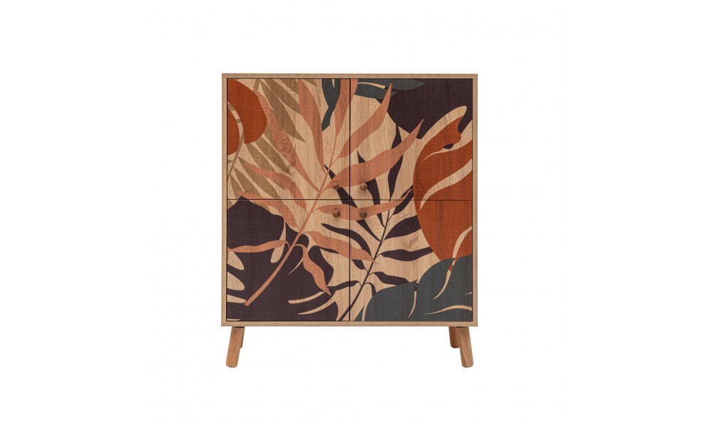 Dulap multifunctional, Multilux Palm, Multicolor, 95 x 111 x 36 cm