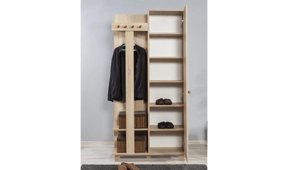 Antreu, Garmanto 90 - 729, Stejar Sonoma, 90 x 192 x 36 cm